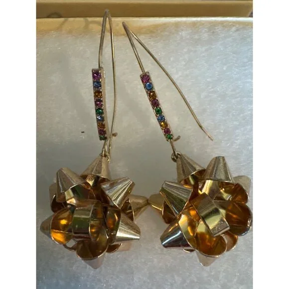Betsey Johnson Jewelry Betsey Johnson Dangle Earrings Gold